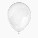 Ballon de latéx transparent