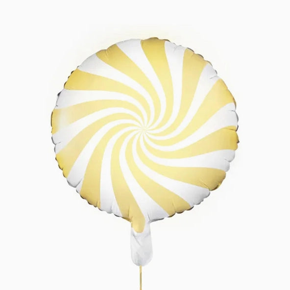 Palloncino di caramelle di alluminio giallo