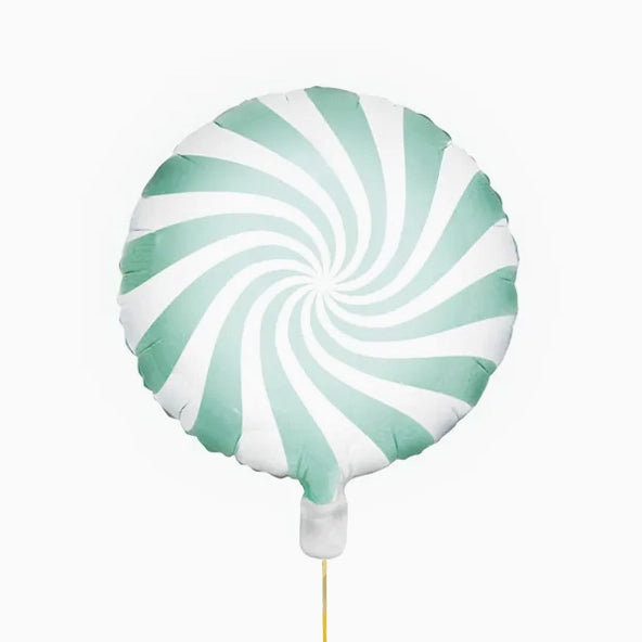 Globo Caramelo Foil Verde Menta