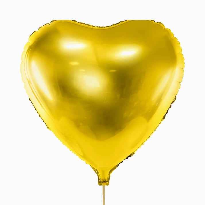 Globo Foil Corazón Oro