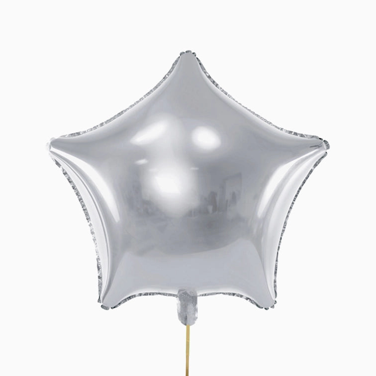 Globo Foil Estrella Plata