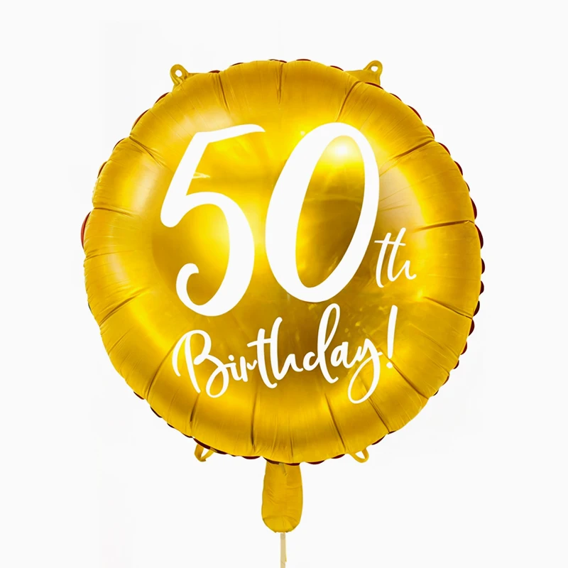 Globo Foil "50th Birthday"