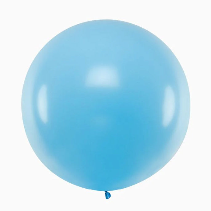 Globo Jumbo Látex XXL 100 cm Azul Pastel