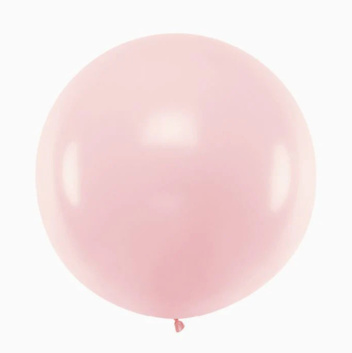 Globo Jumbo Látex XXL 100 cm Rosa Pálido Pastel