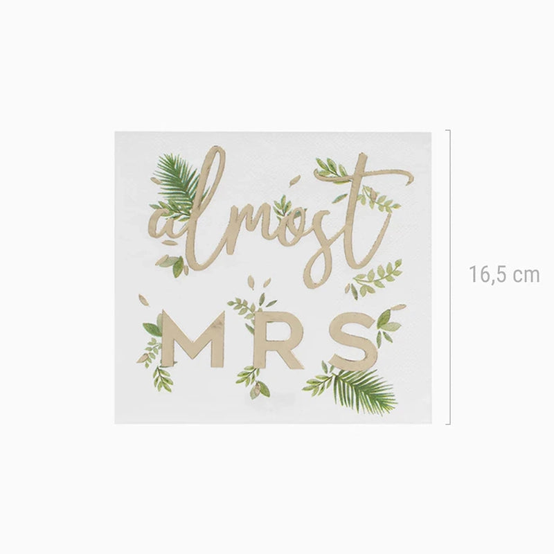 Servilletas Papel "Almost MRS"