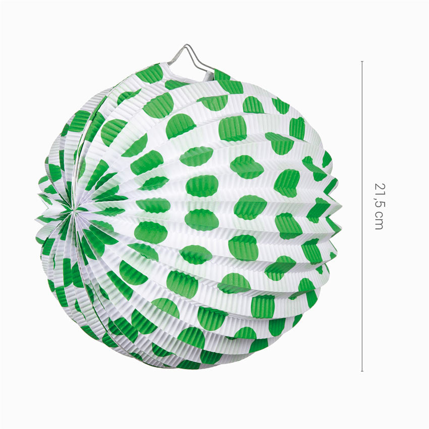 Lunare Paper Lantern Fair Ø21,5 cm Verde