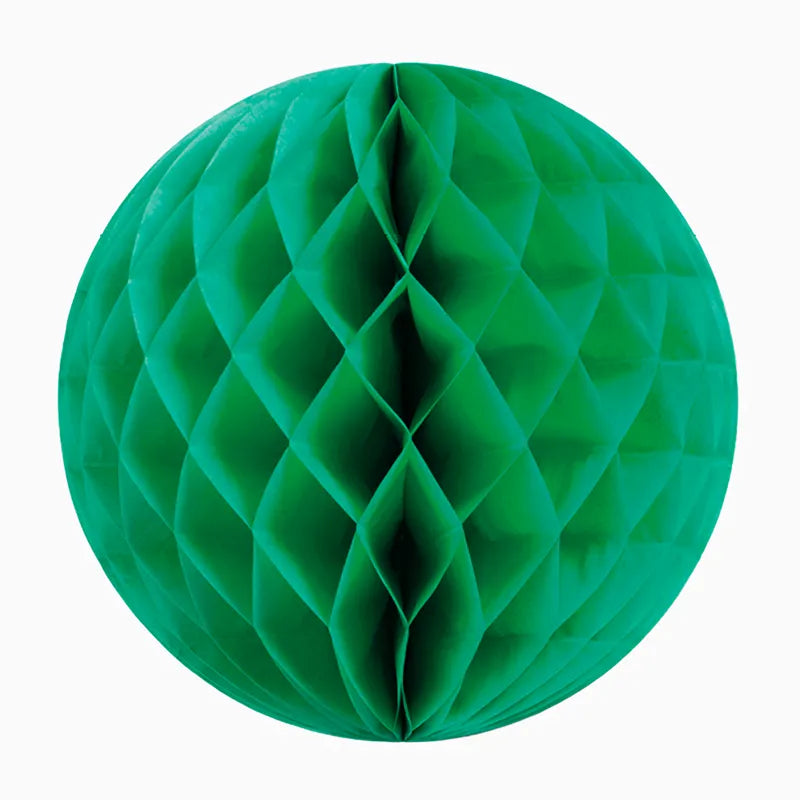 Green paper Honeycomb ball