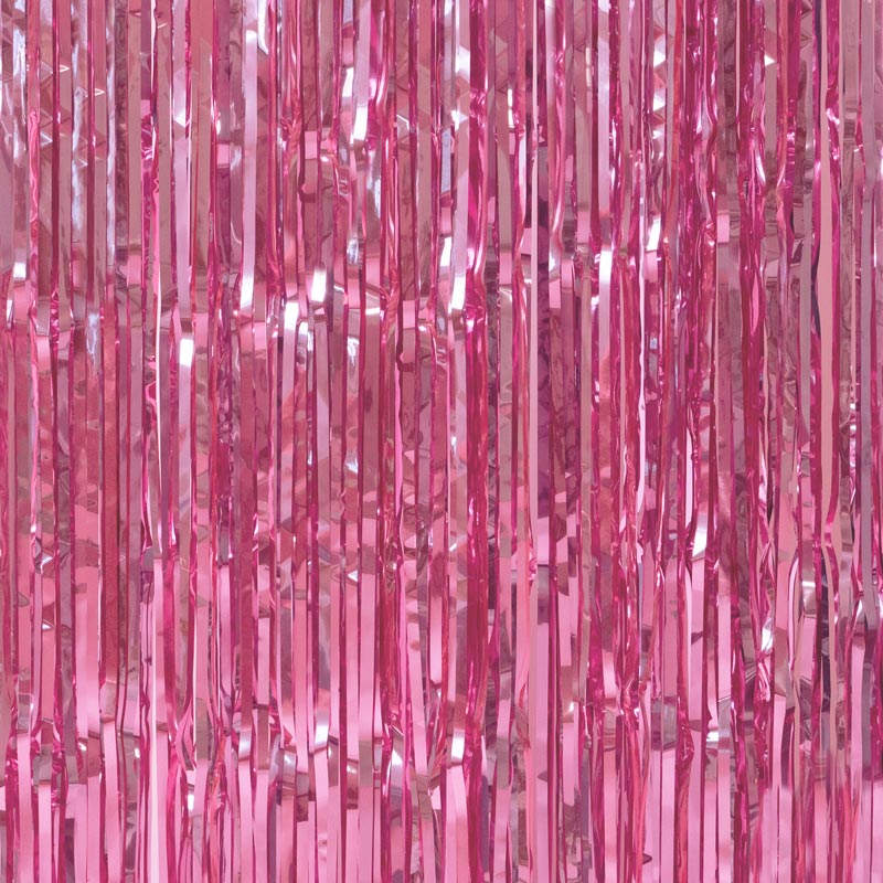 Metalized decorative curtain 1 x 2 m pastel