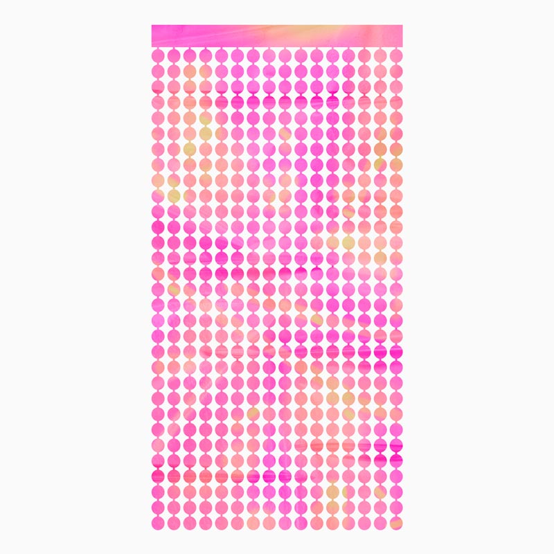 Iridiszente Kreise 1 x 2 m rosa