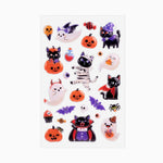 Pegatinas Relieve Gatos y Fantasmas Halloween