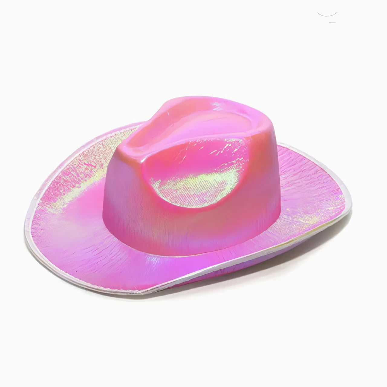 Sombrero Vaquera Rosa Luz Led