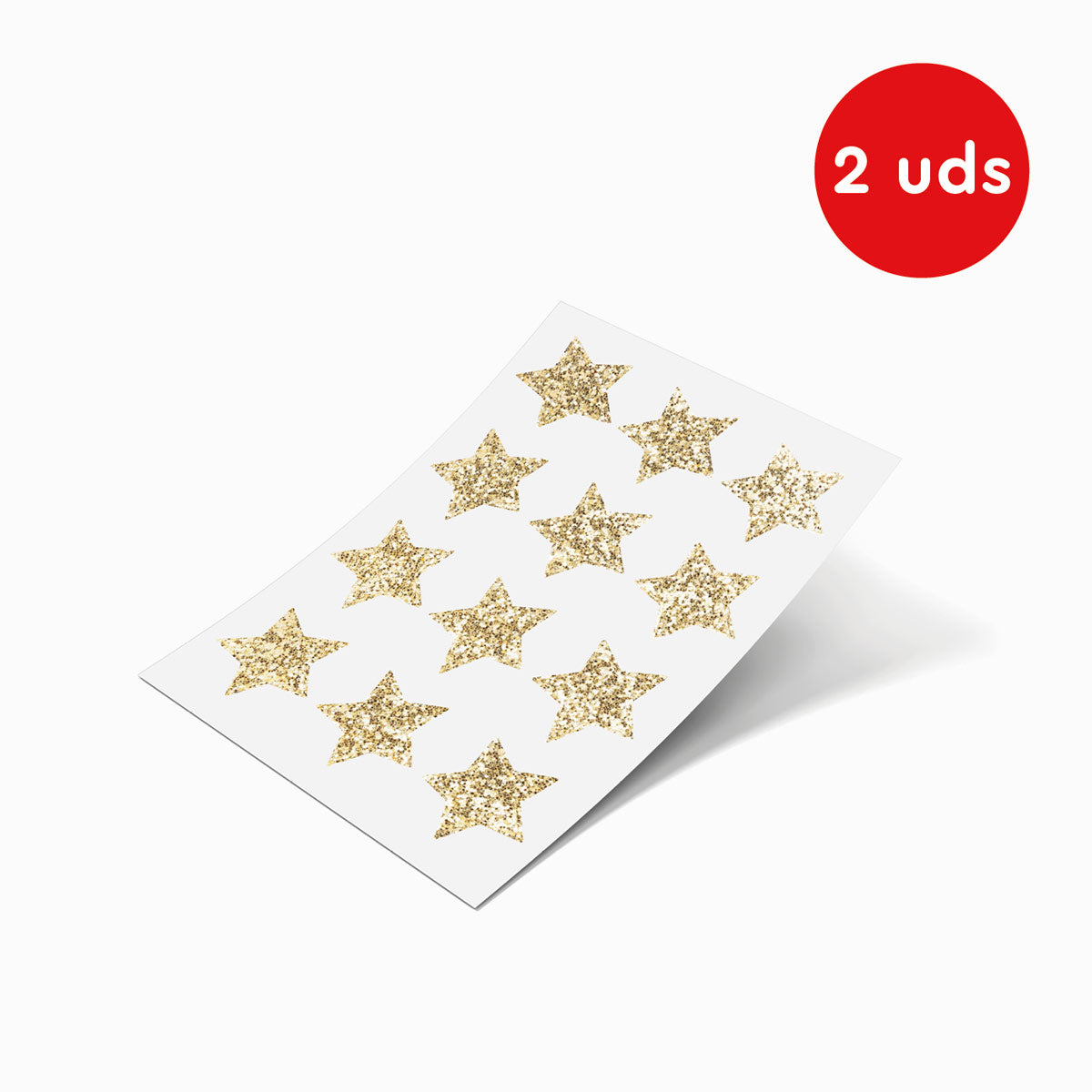 Weihnachtsglitterstars Gold