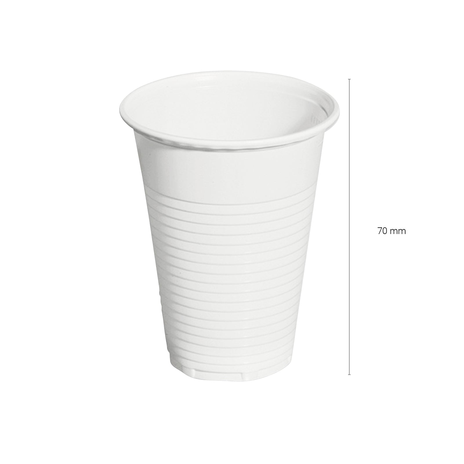 Vaso Irrompible  220 cc Blanco