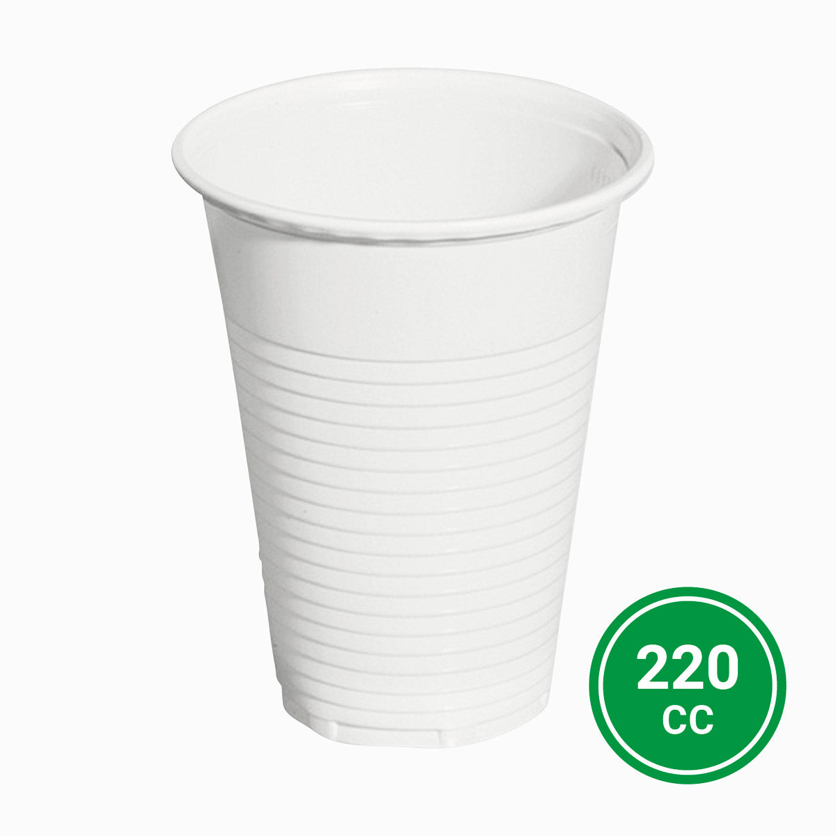 Vaso Irrompible  220 cc Blanco