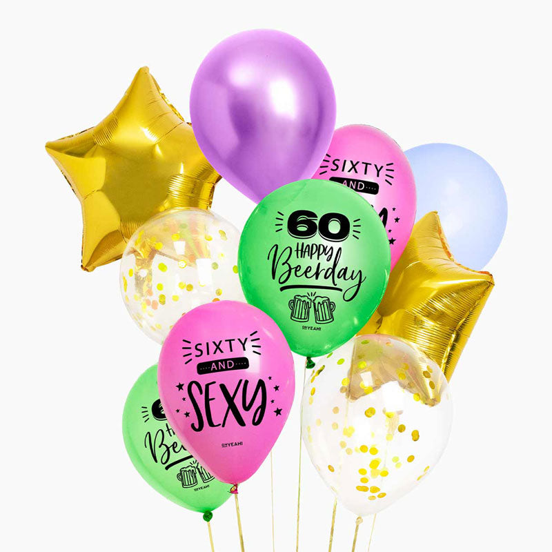 Set Globe "Happy 60" Latex