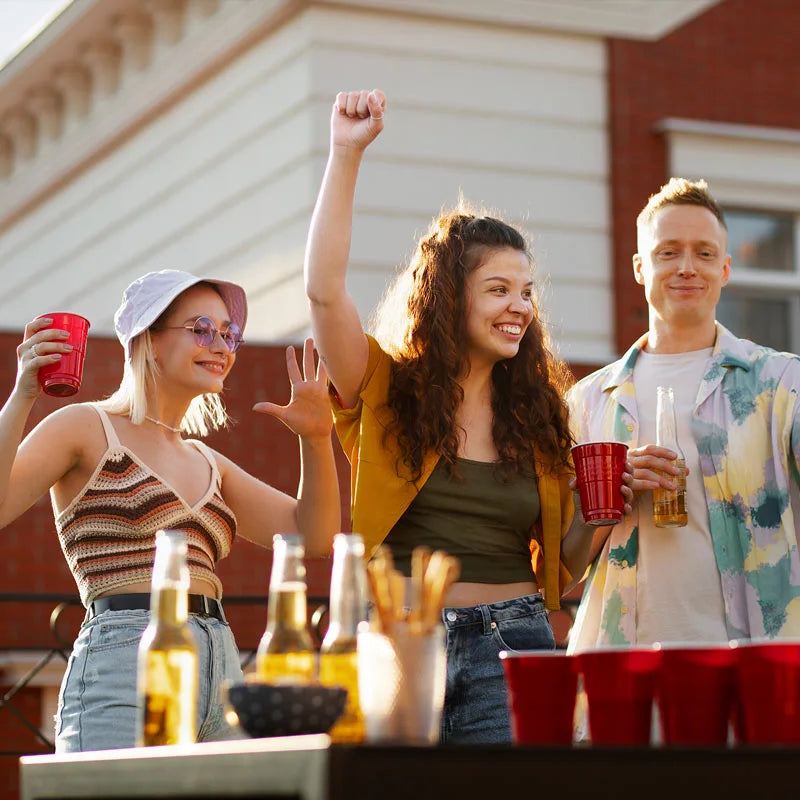 Set Beer Pong Vaso Rojo