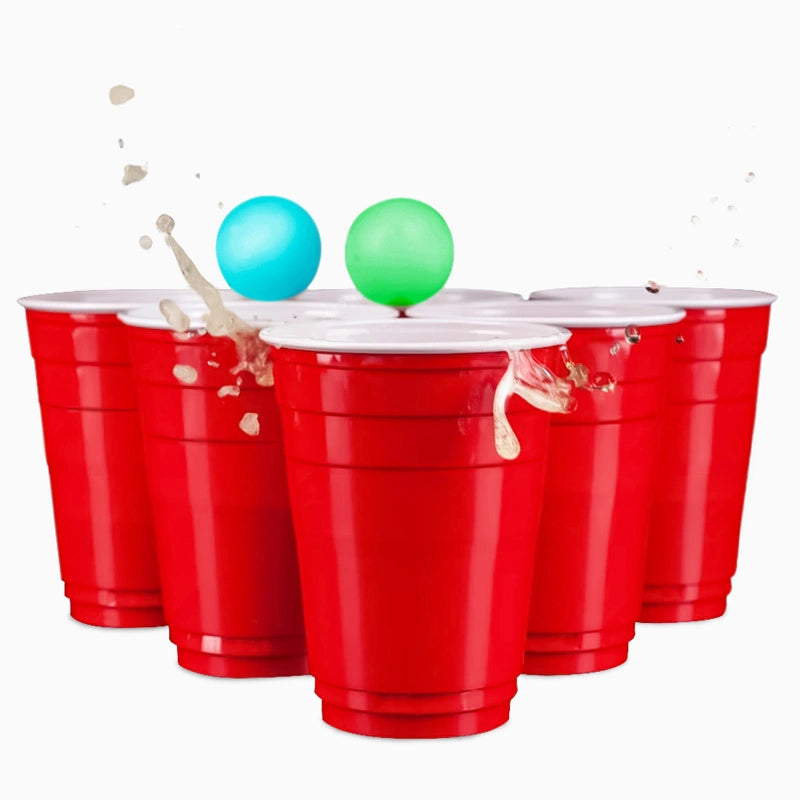 Set Beer Pong Red Vaso