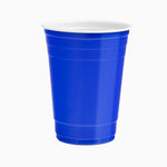 Vaso Bicolor Reutilizable 450cc Azul