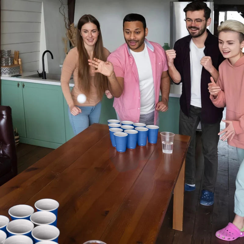 Set Beer Pong Vaso Azul