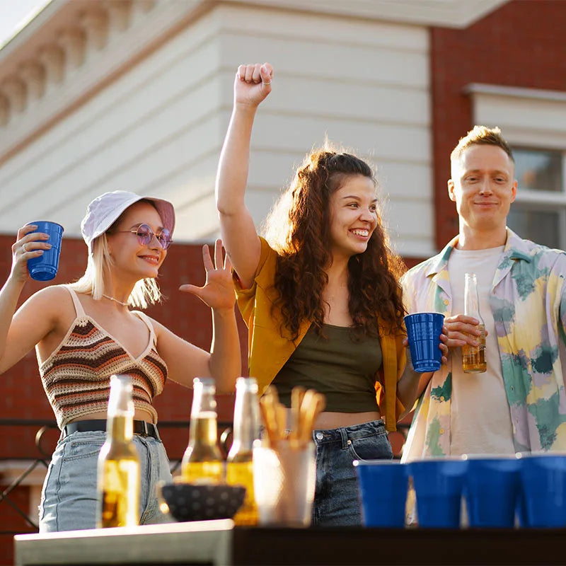 Set Beer Pong Vaso Azul