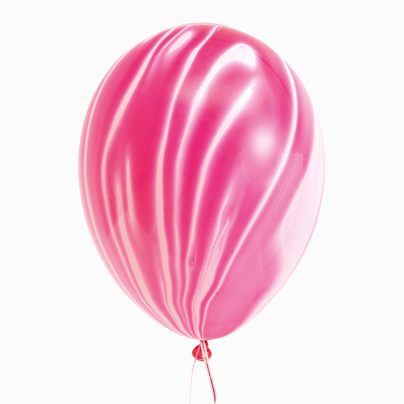 Palloncino Effetto Marmo Rosa