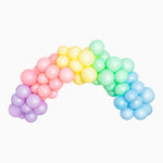 Globes pastel colors arc set