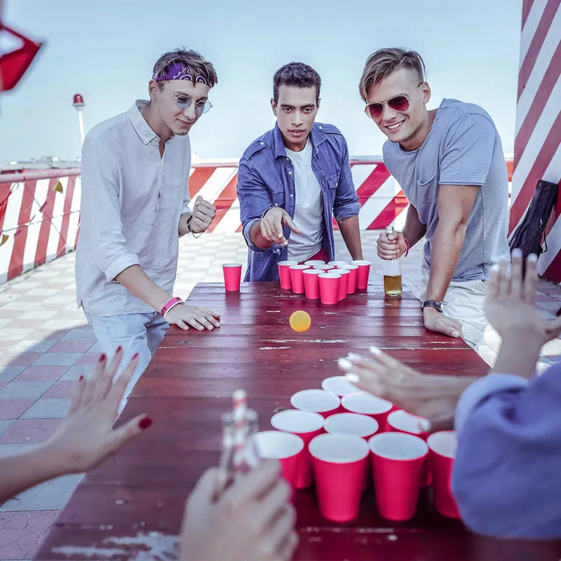 Set Beer Pong Pink Vaso