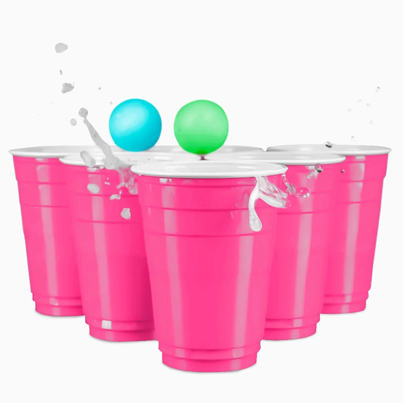 Set Beer Pong Pink Vaso