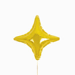 Star balloon flash foil gold