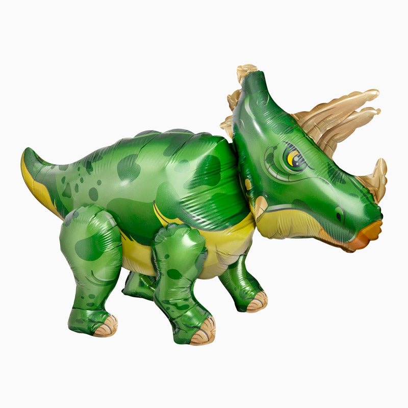 3D Green Dinosaur Foil Globe