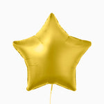 Palloncino da foglio di stella del compagno 48 cm d'oro