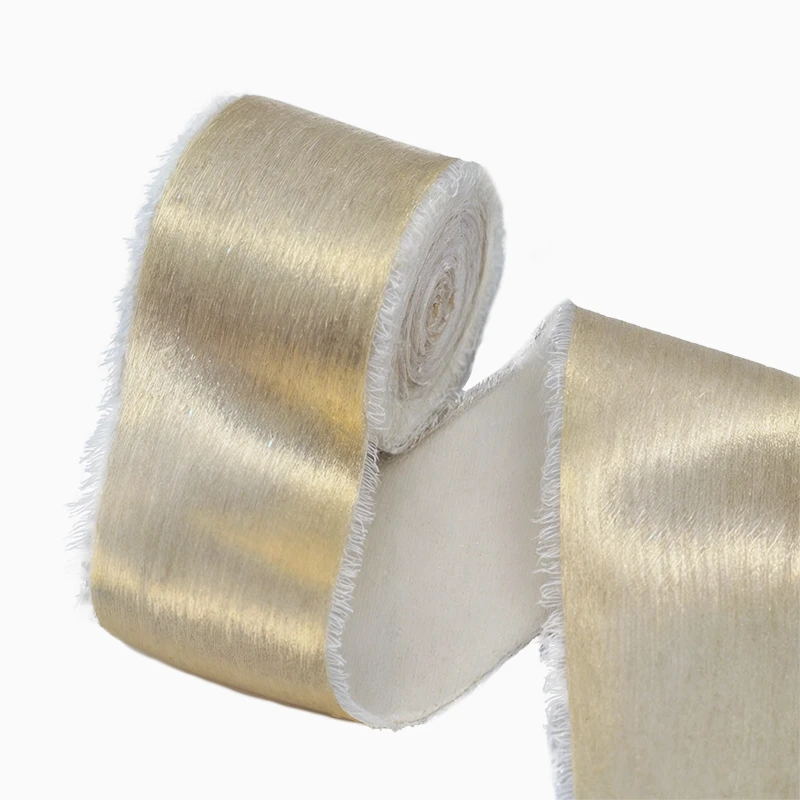 Gold velvet tape