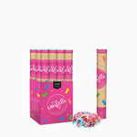 Set 12 Cañones Confeti 40 cm Papel Biodegradable Multicolor