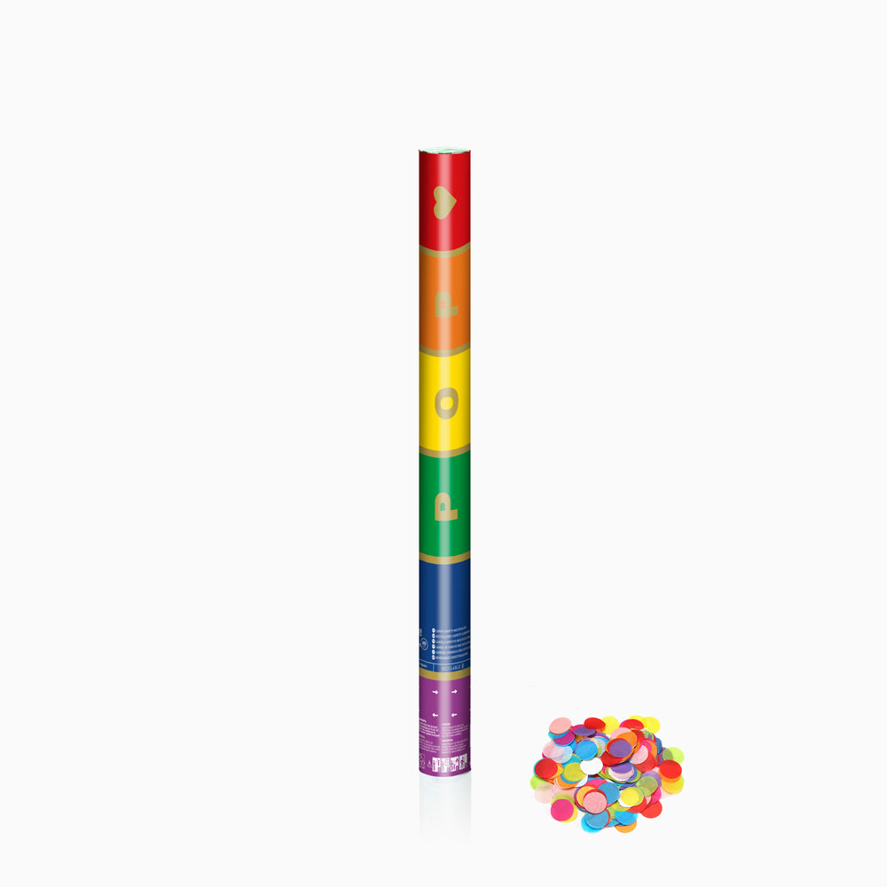 Confetes multicoloridos de 60 cm