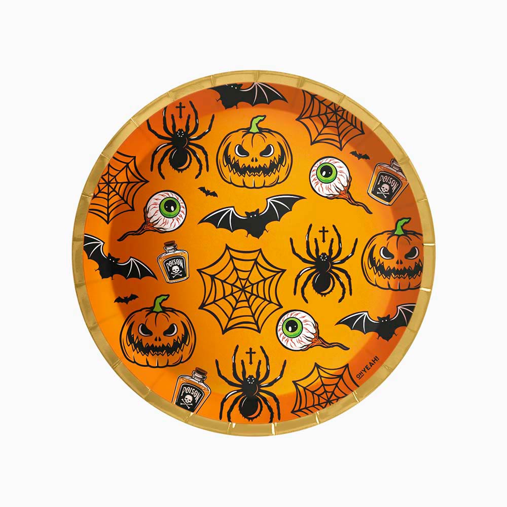 Halloween Flat Dish Ø23 cm