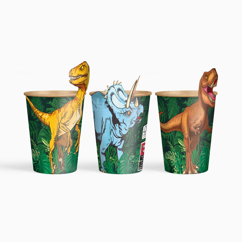 Kraft cardboard glass with 270 cc dineaurs