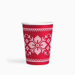 Vaso Cartón Navidad 270cc Nordic