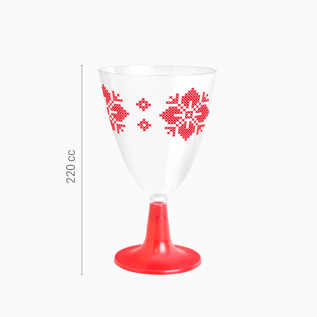 Water/Wine Cup Christmas 220cc Nordic