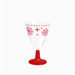 Water/Wine Cup Christmas 220cc Winter Red