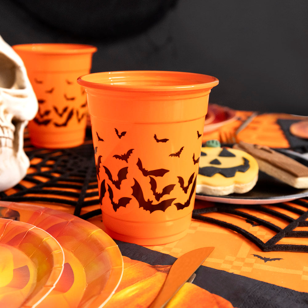 Vaso Premium Murciélagos 360 cc Halloween