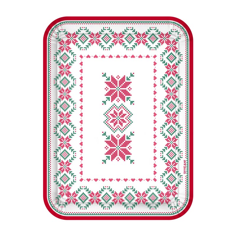 Christmas tray Christmas 25x34 cm nordic