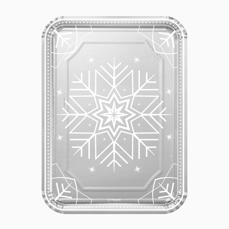 Bandeja Rectangular Navidad 25x34 cm Winter Plata