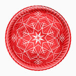 Christmas round tray Ø30 cm Winter red