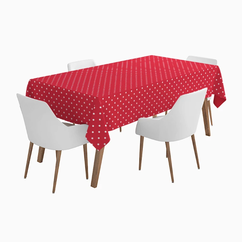 Tovaglia impermeabile 1,20 x 5 m di rosso