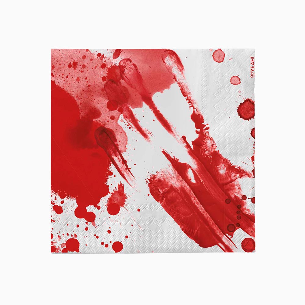 Doppelpapier Servietten Halloween Blut