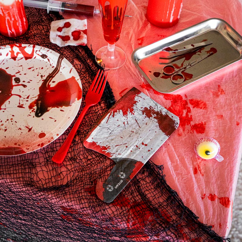 Doppelpapier -Servietten Colaba Blut Halloween