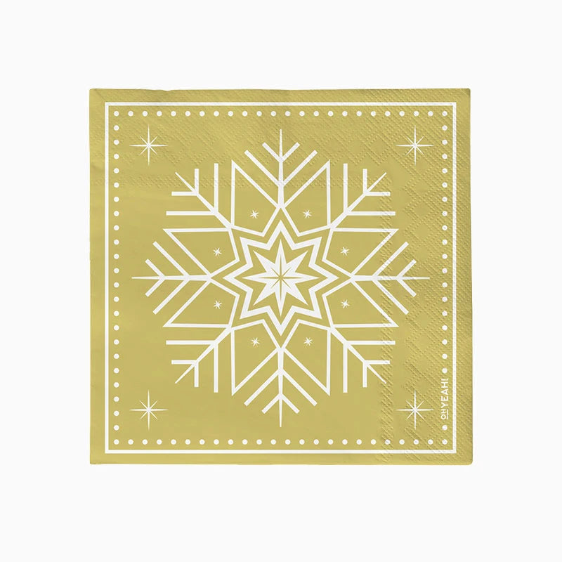 Double paper napkin Christmas layer 33x33 cm Winter red