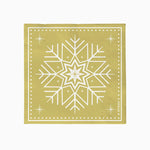 Servilleta Papel Doble Capa Navidad 33x33 cm Winter Oro