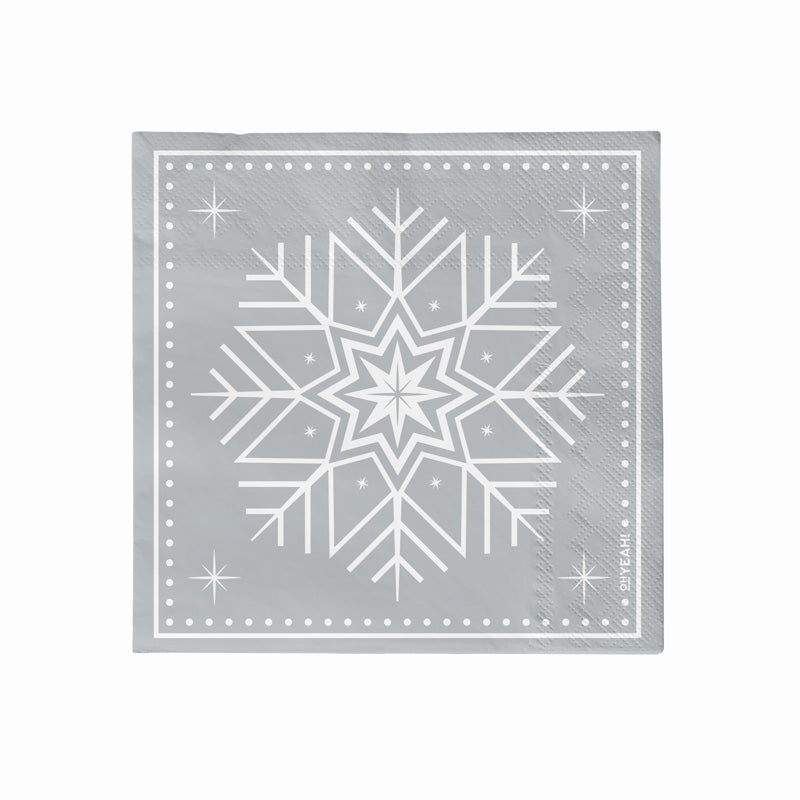 Double paper napkin Christmas layer 33x33 cm Winter red