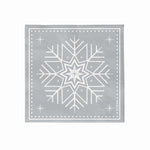 Servilleta Papel Doble Capa Navidad 33x33 cm Winter Plata